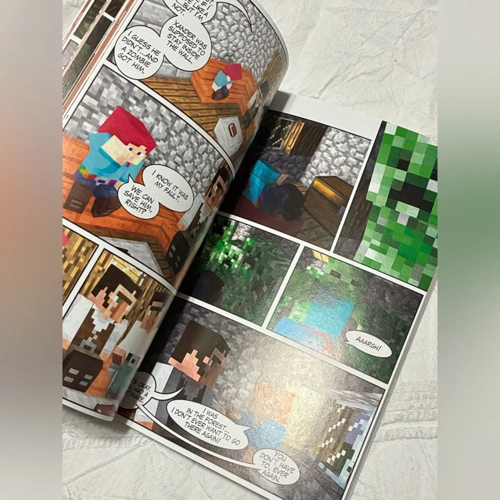 Minecraft Books- Comic Book & Handbook